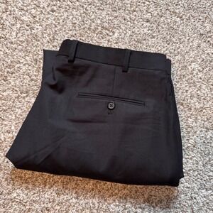 Brooks Brothers Madison Fit‎ Wool Dress Pants Mens W38 L30 Black Career